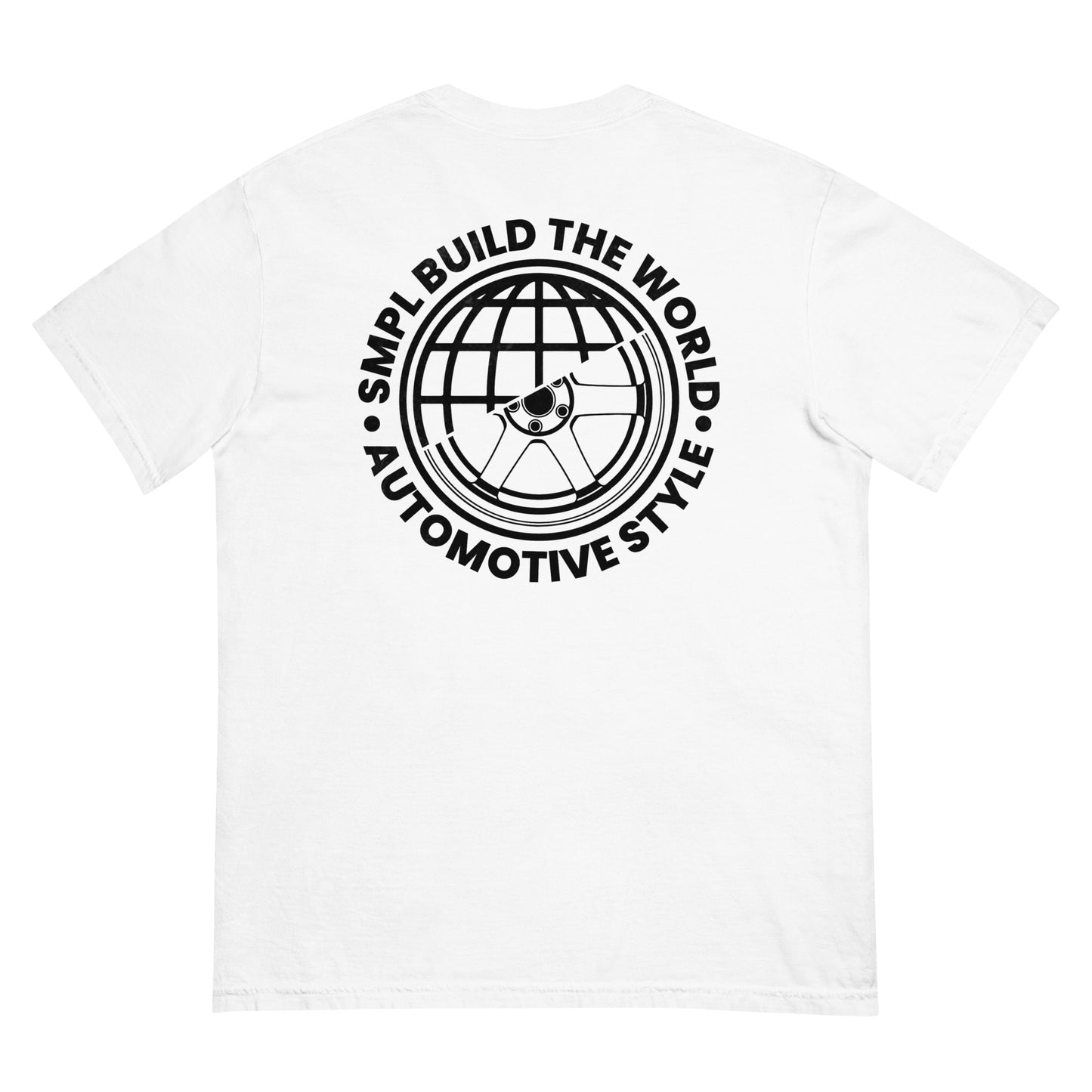 SMPL BUILD THE WORLD TEE - WHITE